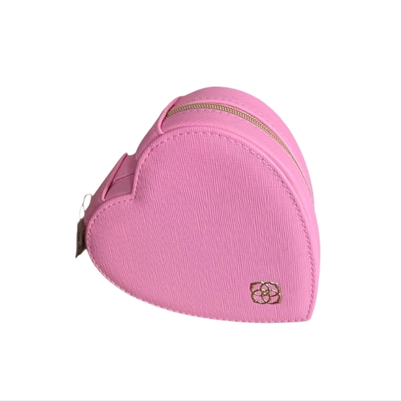 NWT Kendra Scott Heart Shaped Jewelry Case Pink - Picture 14 of 16